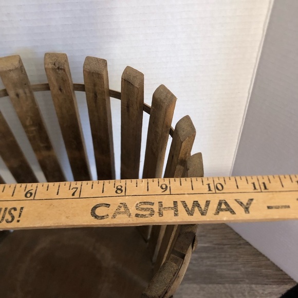 Vintage Primitive Wooden Planter Stand - Picture 7 of 10